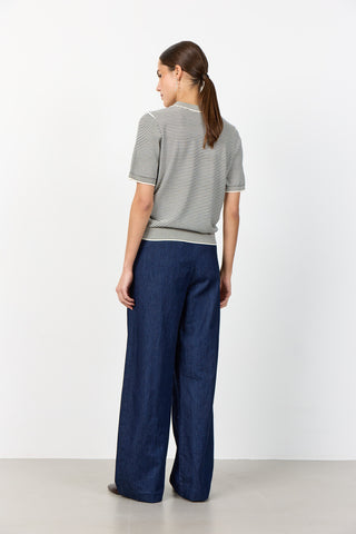 LR-PIETTA 5 Pants Dark blue