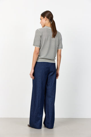 LR-PIETTA 5 Pants Dark blue
