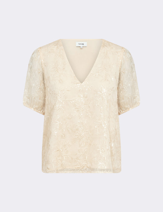LR-ROXY 1 Blouse Light sand