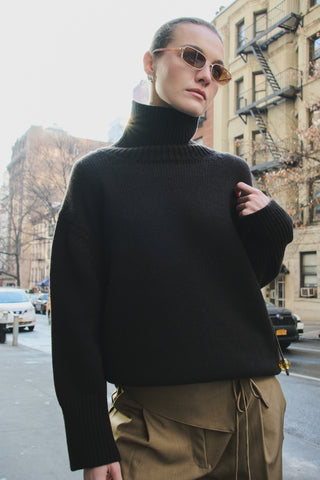 LR-PERLE 3 Pullover Dark brown