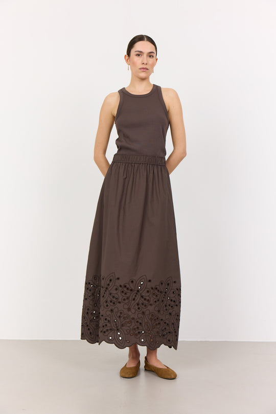 LR-GROLET 5 Skirt Dark brown