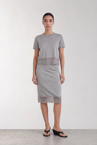 LR-RIA 2 Skirt Light grey