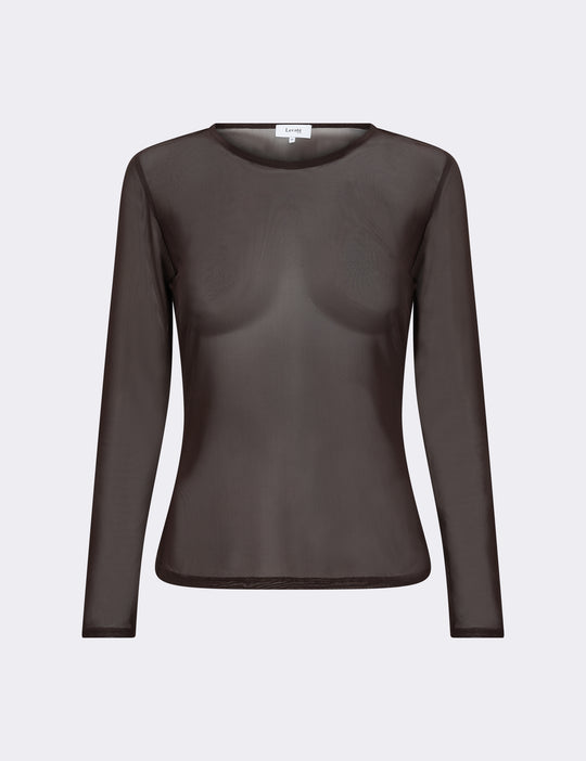 LR-TELA 1 T-shirt Dark brown