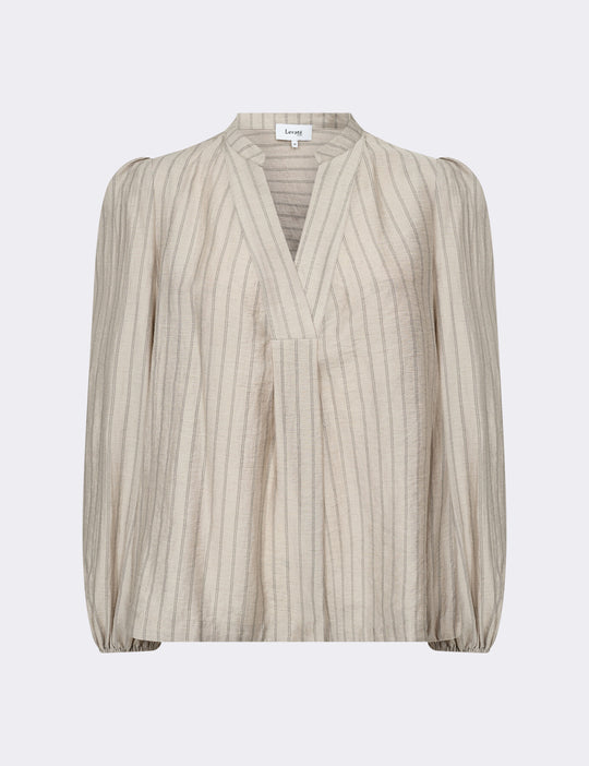 LR-NIOMA 1 Blouse Grey