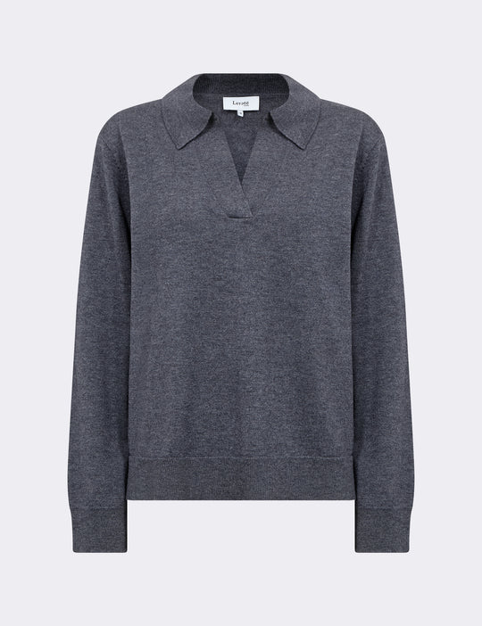 LR-ISMAILA 9 Pullover Dark grey