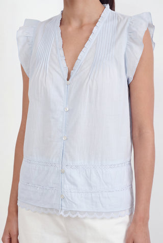 LR-ROSY 2 Blouse Light blue