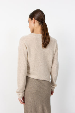 LR-ELOISE 15 Cardigan Light sand