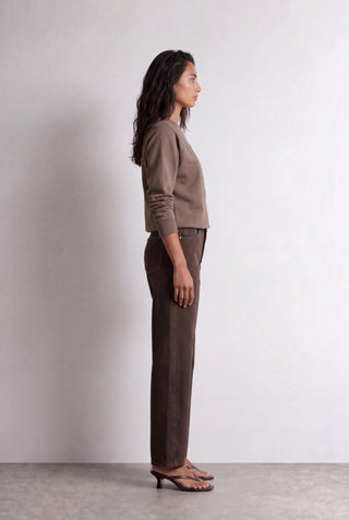 LR-NUKA 11 Sweatshirt Dark brown