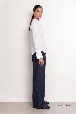 LR-ISLA SOLID 130 Shirt White