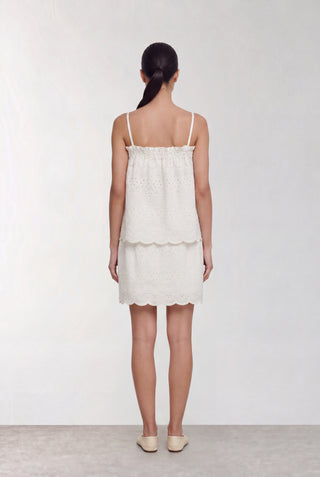 LR-ROSALINA 4 Skirt Off white
