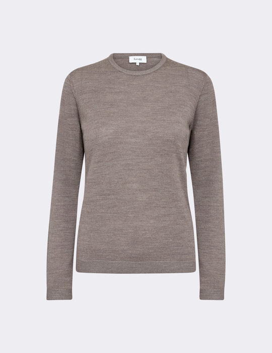 LR-ISMAILA 2 Pullover Light brown