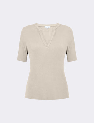LR-IKA 14 T-shirt Dark Sand