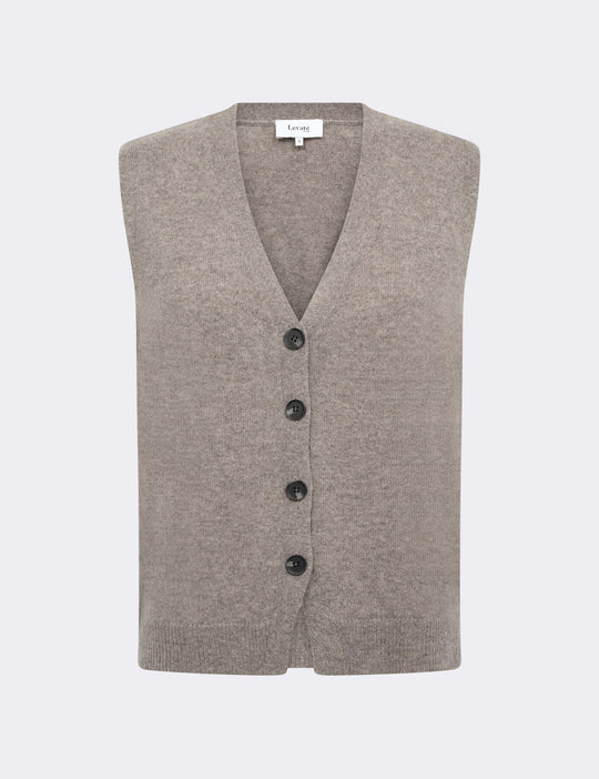 LR-ELOISE 10 Waistcoat Camel