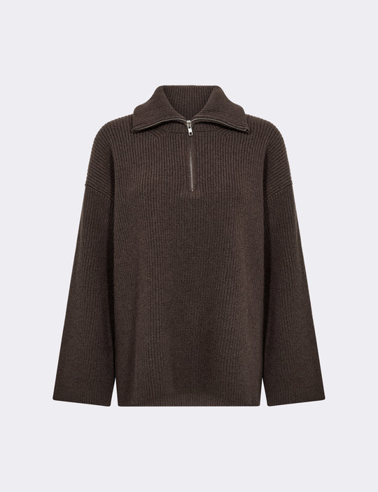 LR-PERLE 10 Pullover Dark brown