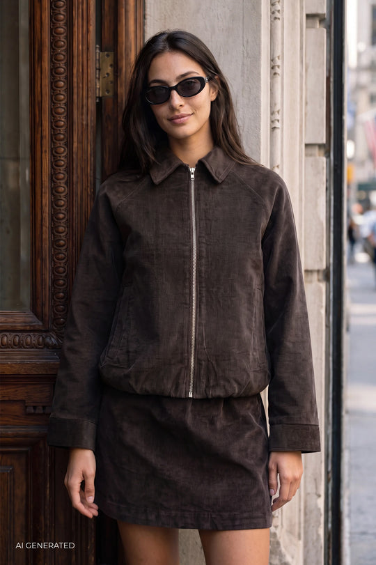 LR-TORI 3 Jacket Dark brown