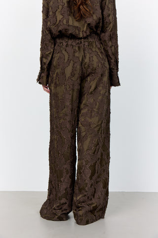 LR-NIKO 1 Pants Dark brown