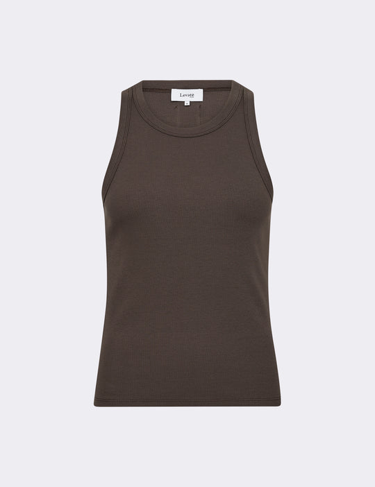 LR-NUMBIA 1 Top Dark brown