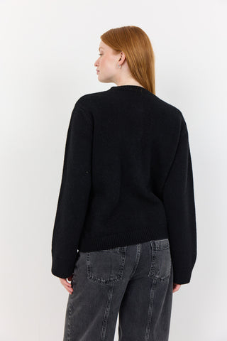 LR-PERLE 9 Cardigan Black