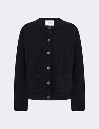 LR-PERLE 9 Cardigan Black