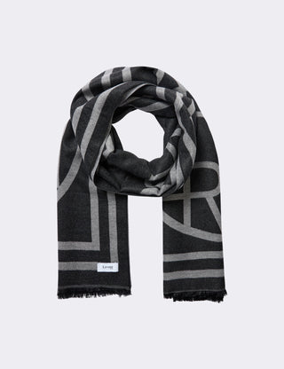 LR-HARTLEY 1 Scarf Dark grey