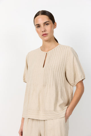 LR-NAJA 54 Blouse Light sand