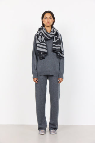 LR-HARTLEY 1 Scarf Dark grey