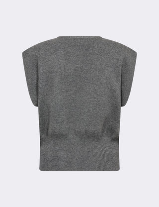 LR-THILDA 3 Waistcoat Dark grey