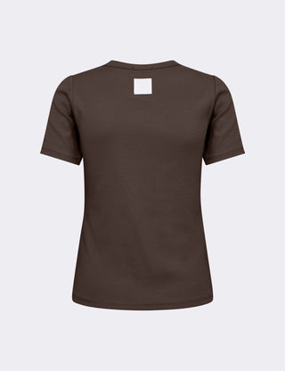LR-NUMBIA 5 T-shirt Dark brown