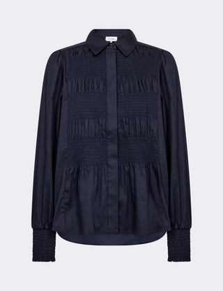 LR-ISLA SOLID 117 Shirt Dark blue
