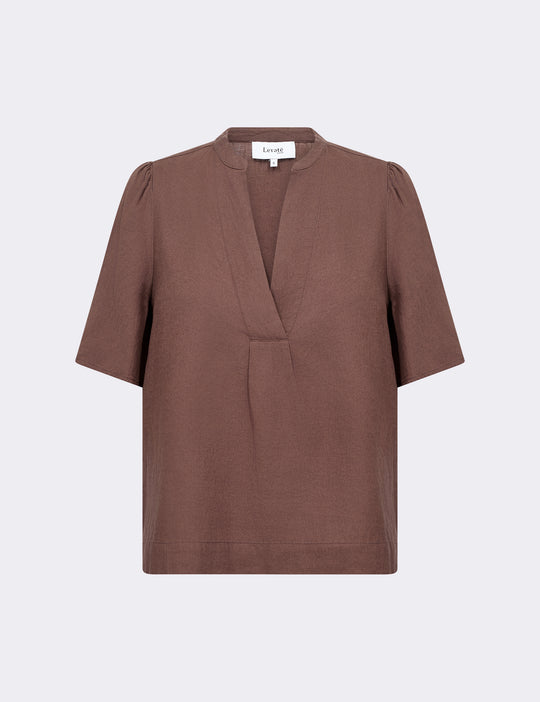 LR-NAJA 32 Blouse Brown