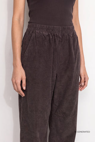 LR-TORI 1 Pants Dark brown