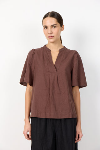 LR-NAJA 32 Blouse Brown
