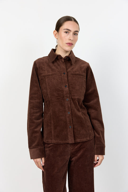 LR-ORLANDO 1 Shirt Dark brown