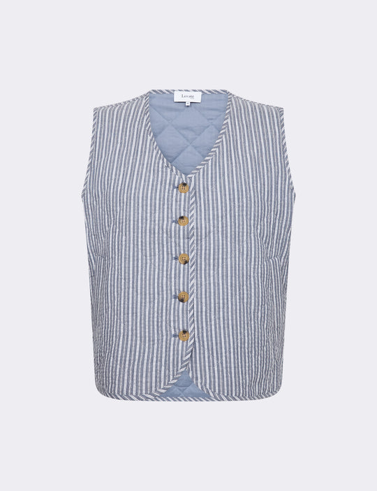 LR-RICKO 2 Waistcoat Blue