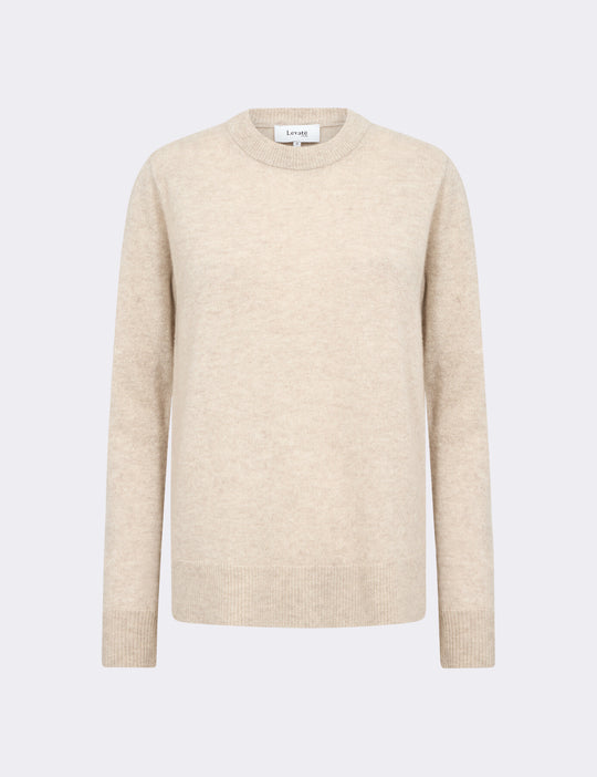 LR-ELOISE 2 Pullover Light sand