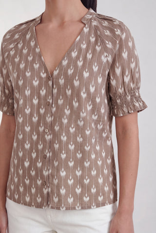 LR-RINNI 2 Blouse Brown