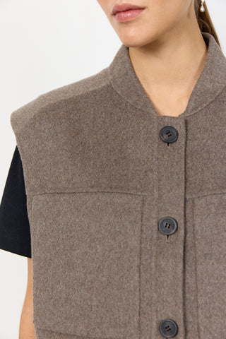 LR-OWA 40 Waistcoat Camel