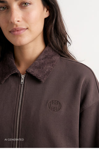 LR-NUKA 30 Jacket Dark brown
