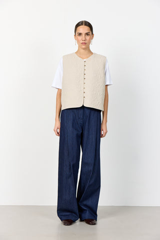LR-PIPPA 2 Waistcoat Light sand