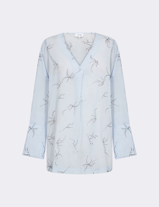 LR-PORTIA 2 Tunic Light blue