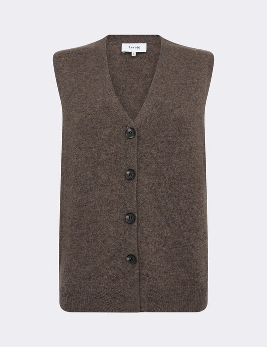 LR-ELOISE 10 Waistcoat Brown