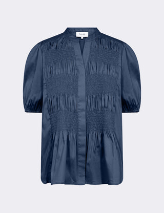 LR-ISLA SOLID 137 Shirt Dark blue