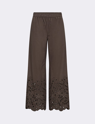LR-GROLET 6 Pants Dark brown