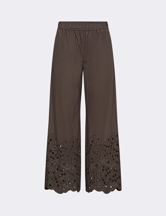 LR-GROLET 6 Pants Dark brown
