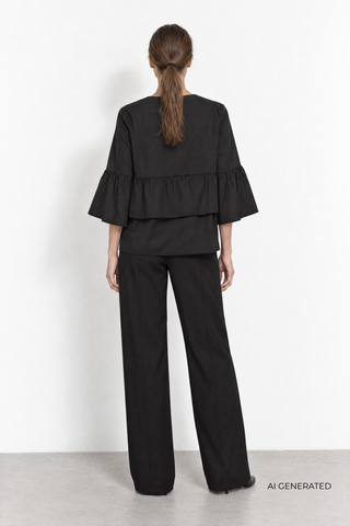 LR-ISLA SOLID 148 Blouse Black