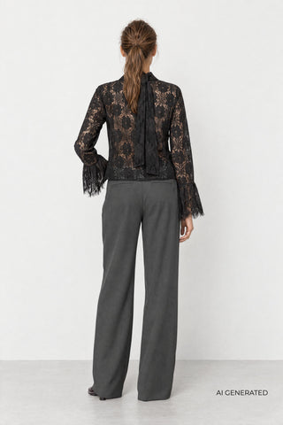 LR-UDON 1 Blouse Black