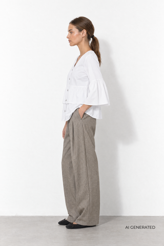 LR-ISLA SOLID 148 Blouse White