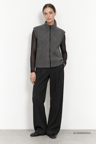 LR-ULEA 2 Waistcoat Dark grey