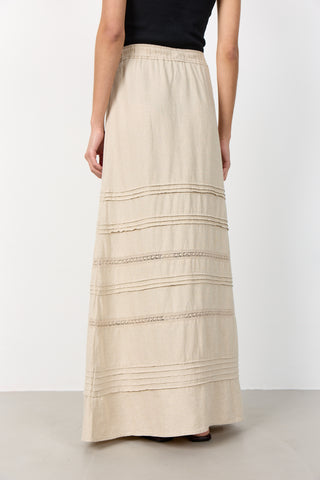 LR-NAJA 64 Skirt Light sand