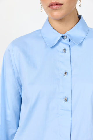 LR-ISLA SOLID 136 Shirt Light blue